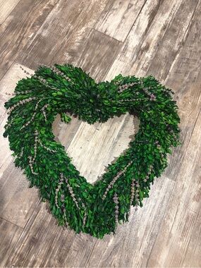 Green Heart-Shaped Wreath